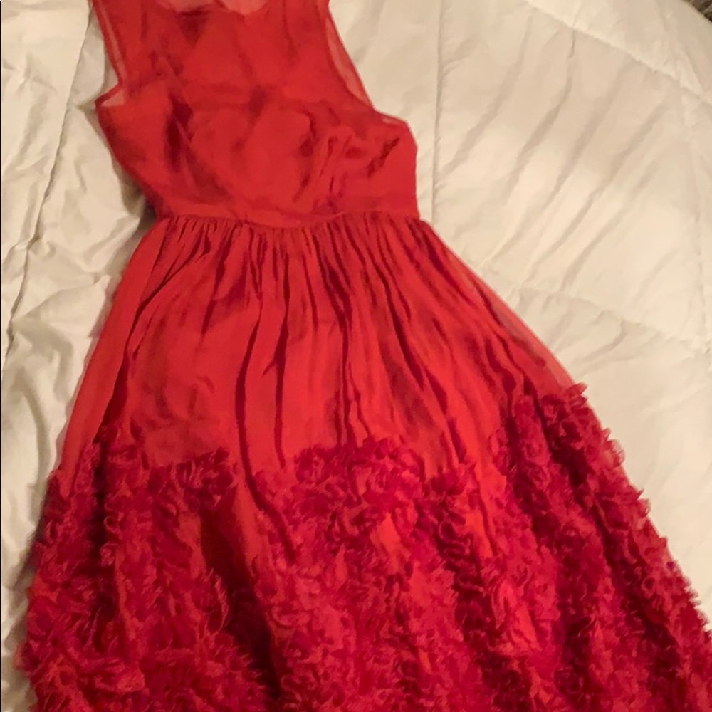 Red dress